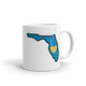 Illustration for article titled Heart in Florida Coffee Mug: Best Gift for Perfect Weekend Morning